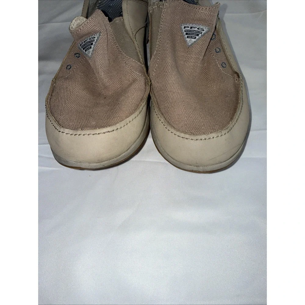 Columbia PFG Shoes Men's Size 10 Bahama Vent PFG Slip-On Deck Fishing Canvas